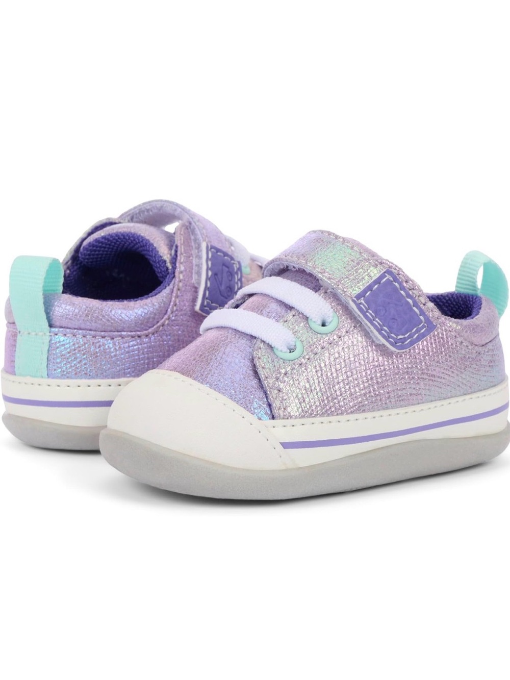 See Kai Run Metallic Purple Stevie Mini